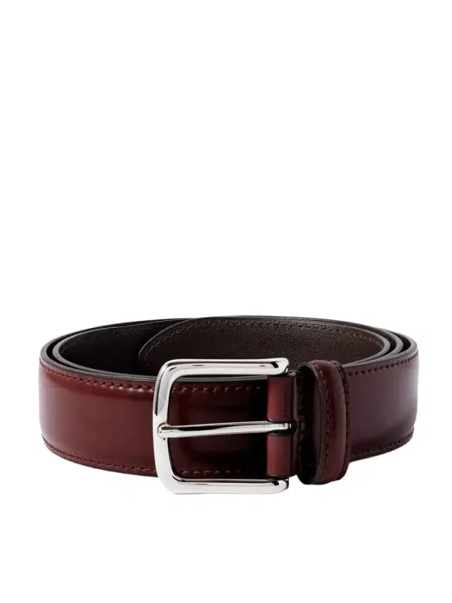 Anderson's 4cm Polished Leather Belt - Men