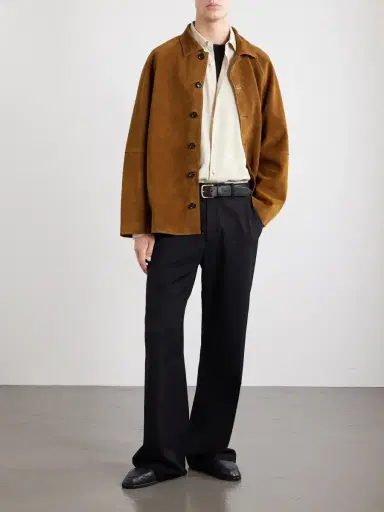 Studio Nicholson Bowe Suede Jacket - Men | Thumbnail 2 Studio Nicholson Bowe Suede Jacket - Men | Thumbnail 2