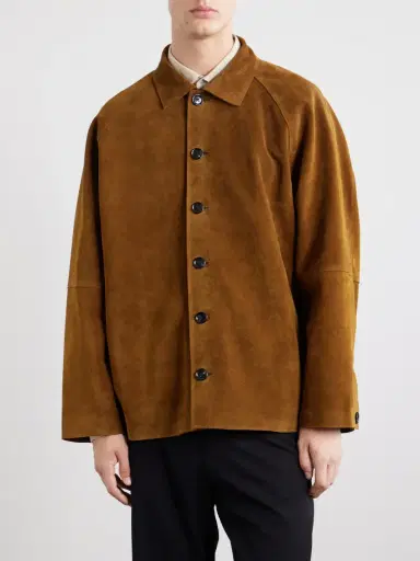 Studio Nicholson Bowe Suede Jacket - Men | Thumbnail 3 Studio Nicholson Bowe Suede Jacket - Men | Thumbnail 3