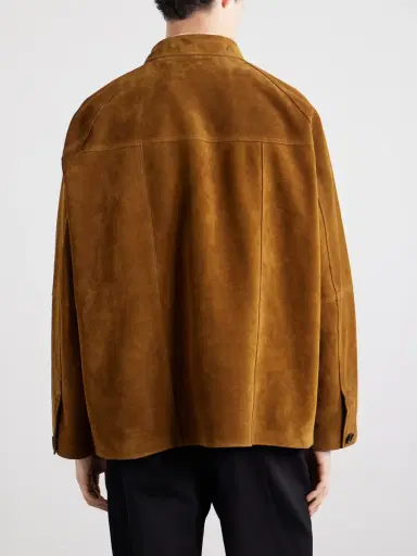 Studio Nicholson Bowe Suede Jacket - Men | Thumbnail 4 Studio Nicholson Bowe Suede Jacket - Men | Thumbnail 4