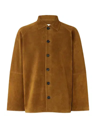 Studio Nicholson Bowe Suede Jacket - Men | Thumbnail 1 Studio Nicholson Bowe Suede Jacket - Men | Thumbnail 1