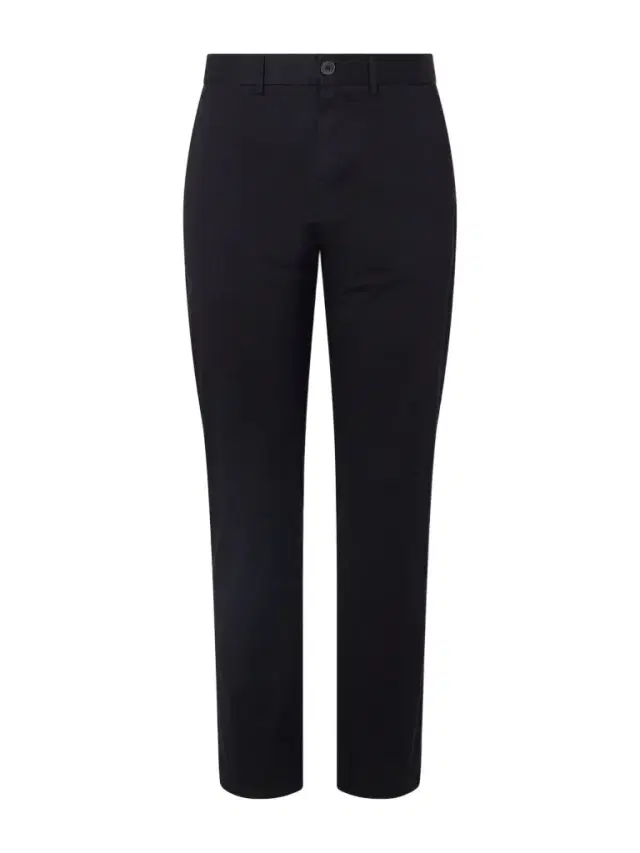 Straight-Leg Cotton-Blend Trousers - Men Straight-Leg Cotton-Blend Trousers - Men