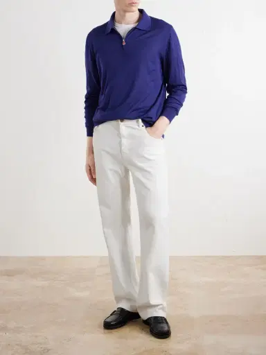 Kiton Wool Half-Zip Sweater - Men | Thumbnail 2