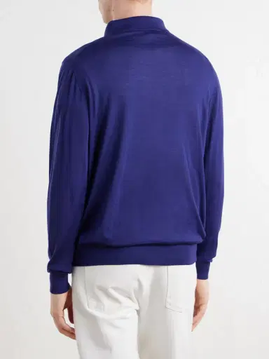 Kiton Wool Half-Zip Sweater - Men | Thumbnail 4