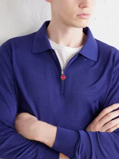 Kiton Wool Half-Zip Sweater - Men | Thumbnail 5