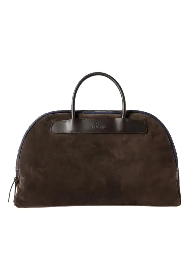 Bleu de Chauffe Leather-Trimmed Suede Weekend Bag - Men