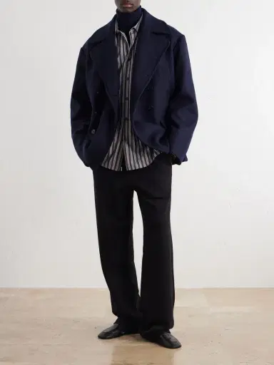 Dries Van Noten Double-Breasted Wool-Blend Coat - Men | Thumbnail 2