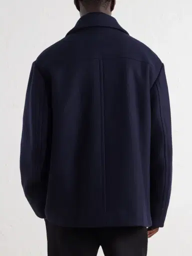 Dries Van Noten Double-Breasted Wool-Blend Coat - Men | Thumbnail 4