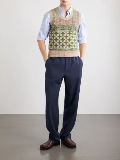 Dries Van Noten Penny Straight-Leg Wool Trousers - Men | Thumbnail 2