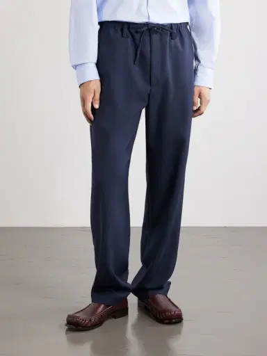 Dries Van Noten Penny Straight-Leg Wool Trousers - Men | Thumbnail 3