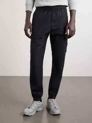 Stone Island Tapered Stretch-Cotton Shell Cargo Trousers - Men | Thumbnail 3