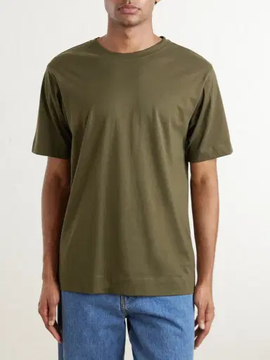 Dries Van Noten Hertz Cotton-Jersey T-Shirt - Men | Thumbnail 3