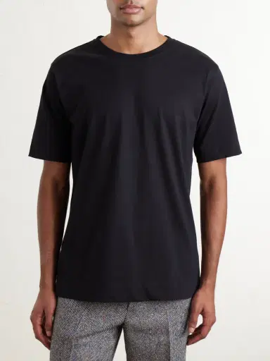 Dries Van Noten Hertz Cotton-Jersey T-Shirt - Men | Thumbnail 3