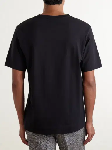 Dries Van Noten Hertz Cotton-Jersey T-Shirt - Men | Thumbnail 4