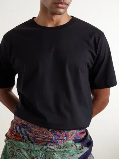 Dries Van Noten Hertz Cotton-Jersey T-Shirt - Men | Thumbnail 5