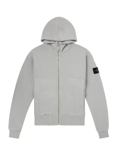 Stone Island Logo-Appliqued Cotton-Jersey Zip-Up Hoodie - Men | Thumbnail 1 Stone Island Logo-Appliqued Cotton-Jersey Zip-Up Hoodie - Men | Thumbnail 1