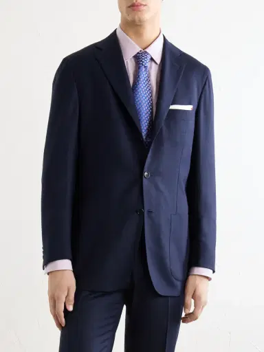 Kiton Virgin Wool Suit Jacket - Men | Thumbnail 3 Kiton Virgin Wool Suit Jacket - Men | Thumbnail 3