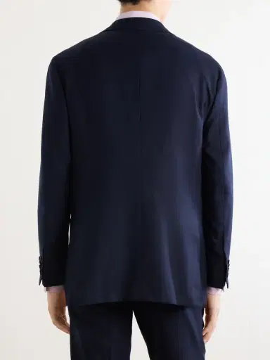Kiton Virgin Wool Suit Jacket - Men | Thumbnail 4 Kiton Virgin Wool Suit Jacket - Men | Thumbnail 4