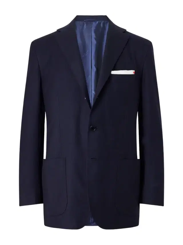 Kiton Virgin Wool Suit Jacket - Men