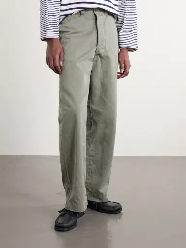Remi Relief Straight-Leg Cotton Trousers - Men | Thumbnail 3