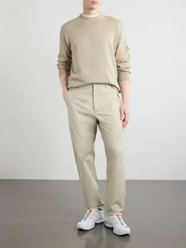 Stone Island STONE ISLAND GHOST Straight-Leg Logo-Appliquéd Cotton-Canvas Chinos - Men | Thumbnail 2 Stone Island STONE ISLAND GHOST Straight-Leg Logo-Appliquéd Cotton-Canvas Chinos - Men | Thumbnail 2