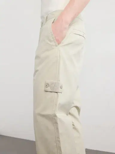 Stone Island STONE ISLAND GHOST Straight-Leg Logo-Appliquéd Cotton-Canvas Chinos - Men | Thumbnail 5 Stone Island STONE ISLAND GHOST Straight-Leg Logo-Appliquéd Cotton-Canvas Chinos - Men | Thumbnail 5