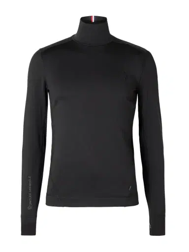 Moncler Grenoble Slim-Fit Logo-Appliquéd Polartec® Power Grid™ Base Layer - Men | Thumbnail 1 Moncler Grenoble Slim-Fit Logo-Appliquéd Polartec® Power Grid™ Base Layer - Men | Thumbnail 1
