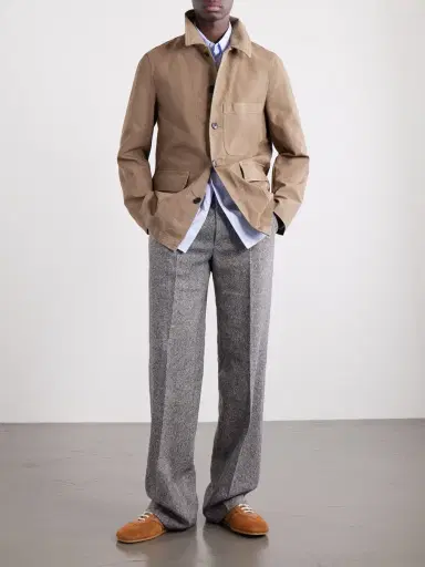 Dries Van Noten Braxton Garment-Dyed Cotton Jacket - Men | Thumbnail 2