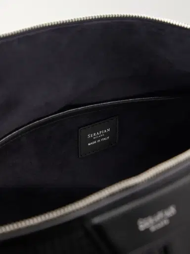 Serapian Holdall Leather-Trimmed Coated-Canvas Bag - Men | Thumbnail 6