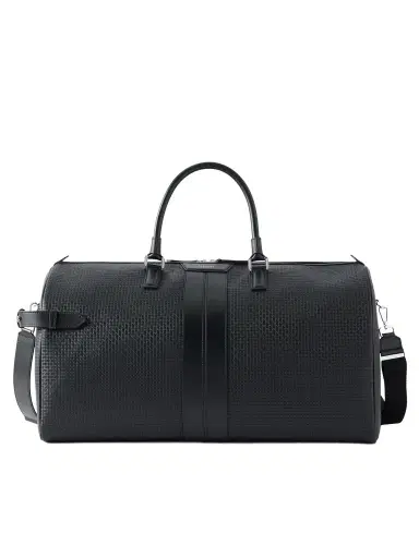 Serapian Holdall Leather-Trimmed Coated-Canvas Bag - Men | Thumbnail 1
