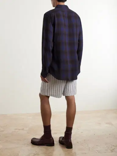 Dries Van Noten Checked Twill Shirt - Men | Thumbnail 4