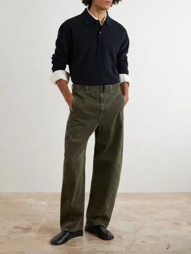 Studio Nicholson Alyk Cotton-Piqué Polo Shirt - Men | Thumbnail 2 Studio Nicholson Alyk Cotton-Piqué Polo Shirt - Men | Thumbnail 2