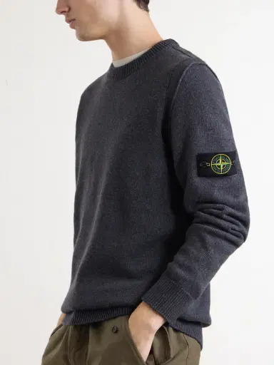 Stone Island Lambswool-Blend Sweater - Men | Thumbnail 5