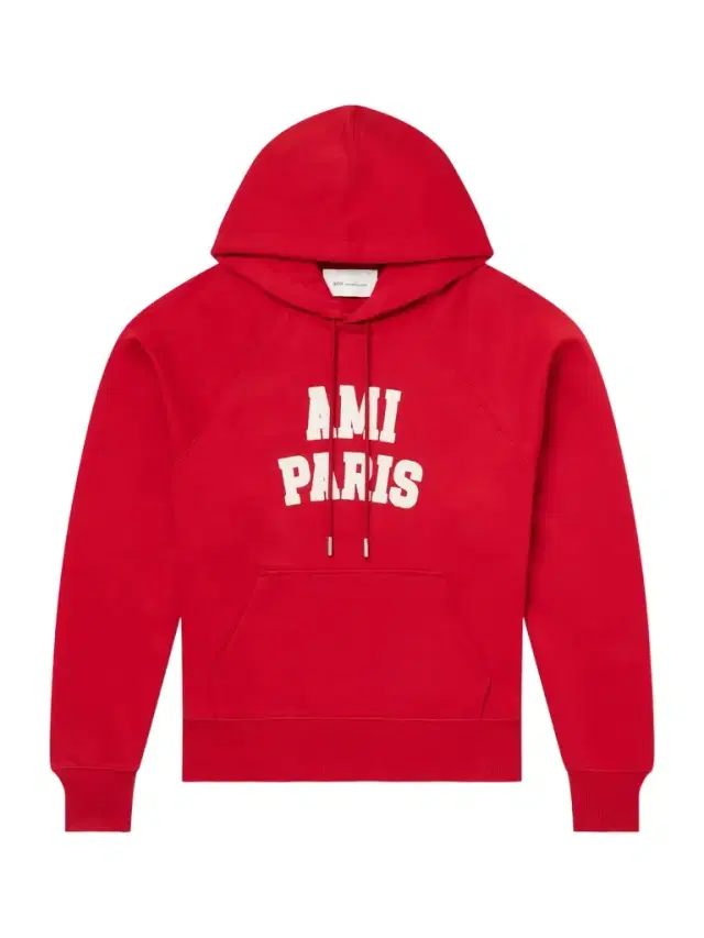 AMI PARIS Logo-Embroidered Organic Cotton-Fleece Hoodie - Men