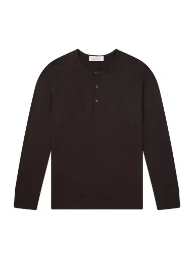 Studio Nicholson Cotton-Jersey Henley T-Shirt - Men | Thumbnail 1 Studio Nicholson Cotton-Jersey Henley T-Shirt - Men | Thumbnail 1