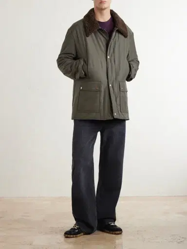 Maison Margiela Hunting Plush-Trimmed Shell Jacket - Men | Thumbnail 2