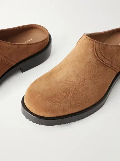Dries Van Noten Suede Mules - Men | Thumbnail 5