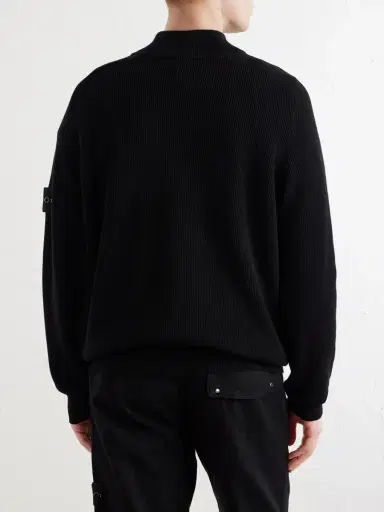 Stone Island Ribbed Cotton Zip-Up Sweater - Men | Thumbnail 4 Stone Island Ribbed Cotton Zip-Up Sweater - Men | Thumbnail 4