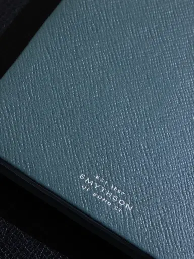 Smythson 2027 Soho Panama Cross-Grain Leather Diary - Men | Thumbnail 4 Smythson 2027 Soho Panama Cross-Grain Leather Diary - Men | Thumbnail 4