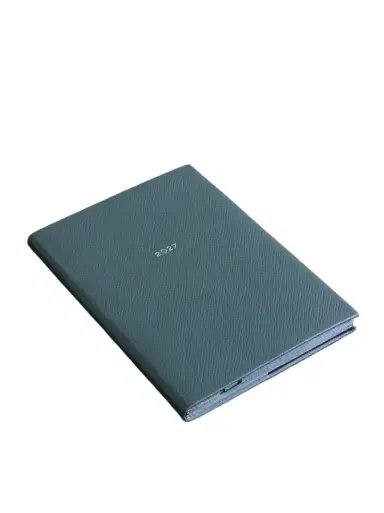 Smythson 2027 Soho Panama Cross-Grain Leather Diary - Men | Thumbnail 1 Smythson 2027 Soho Panama Cross-Grain Leather Diary - Men | Thumbnail 1