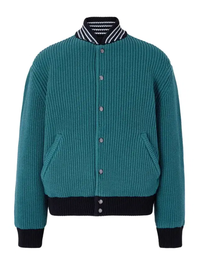 Aimé Leon Dore Reversible Knitted Cotton-Blend Bomber Jacket - Men