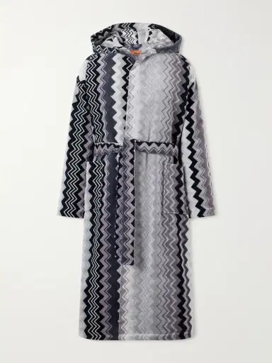 Missoni Home Giacomo Striped Cotton-Terry Hooded Robe - Men | Thumbnail 2 Missoni Home Giacomo Striped Cotton-Terry Hooded Robe - Men | Thumbnail 2