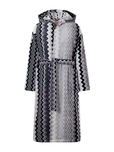 Missoni Home Giacomo Striped Cotton-Terry Hooded Robe - Men | Thumbnail 1 Missoni Home Giacomo Striped Cotton-Terry Hooded Robe - Men | Thumbnail 1