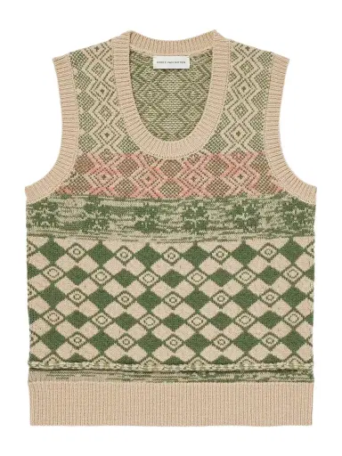Dries Van Noten Mahoba Wool-Jacquard Sweater Vest - Men | Thumbnail 1