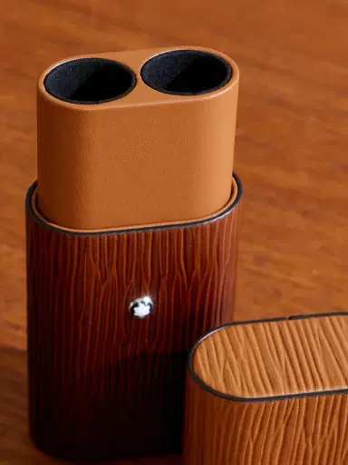 Montblanc 2-Pen Texured-Leather Pouch - Men | Thumbnail 3 Montblanc 2-Pen Texured-Leather Pouch - Men | Thumbnail 3