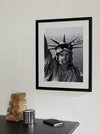 Sonic Editions Framed 1951 Sightseeing from the Statue of Liberty Print, 40" x 50" - Men | Thumbnail 2