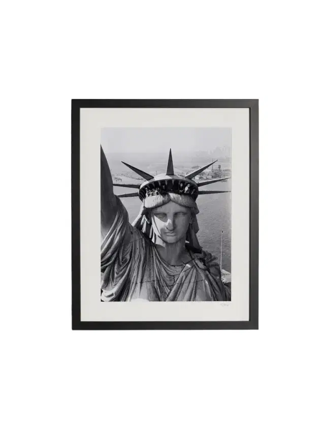 Sonic Editions Framed 1951 Sightseeing from the Statue of Liberty Print, 40" x 50" - Men