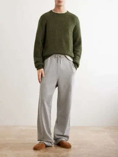 Dries Van Noten Brushed Alpaca-Blend Sweater - Men | Thumbnail 2