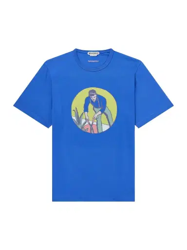 JW Anderson Gardener Logo-Embroidered Printed Cotton-Jersey T-Shirt - Men | Thumbnail 1 JW Anderson Gardener Logo-Embroidered Printed Cotton-Jersey T-Shirt - Men | Thumbnail 1