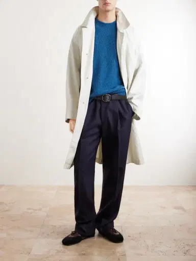 Dries Van Noten Brushed Alpaca-Blend Sweater - Men | Thumbnail 2